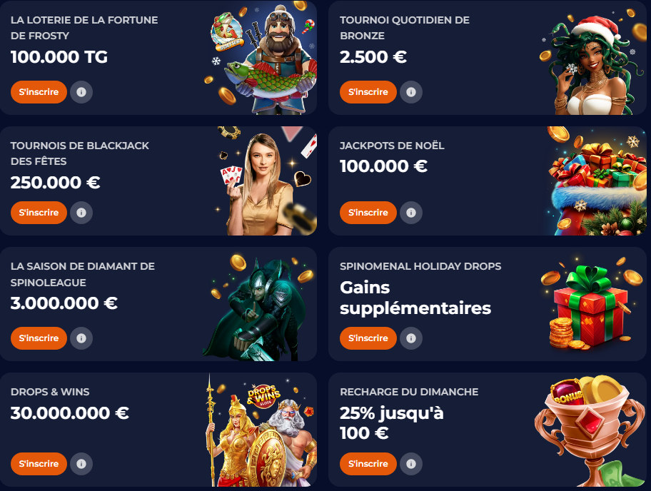 Feestelijke blackjacktoernooien bij Nine Casino