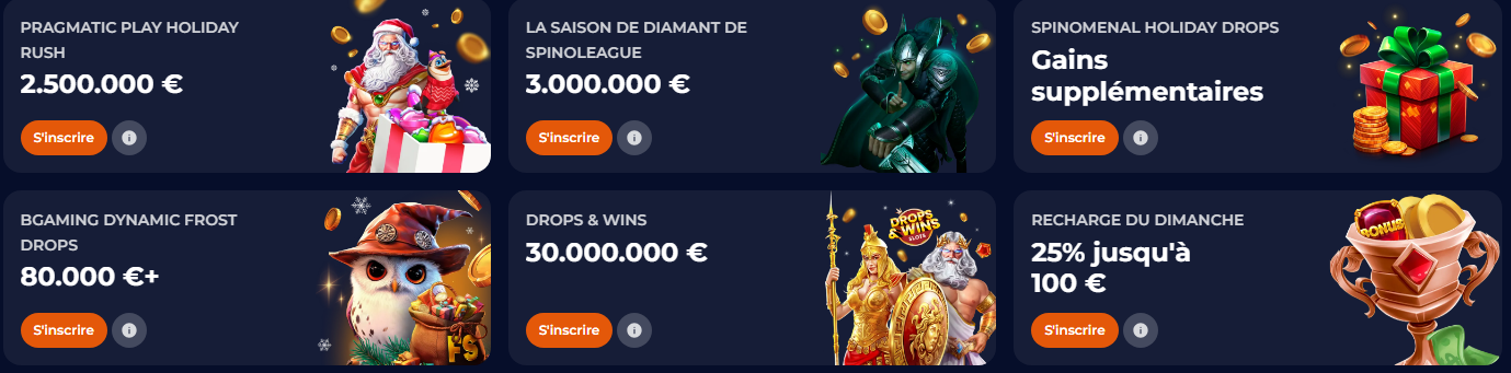 Pragmatic Play Holiday Rush toernooien van Nine Casino
