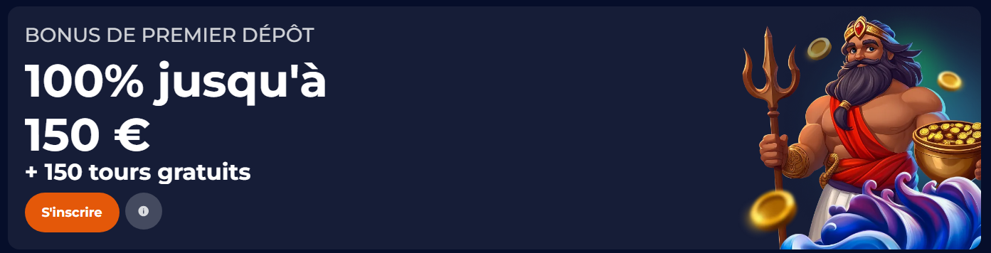 Eerste stortingsbonus van Nine Casino